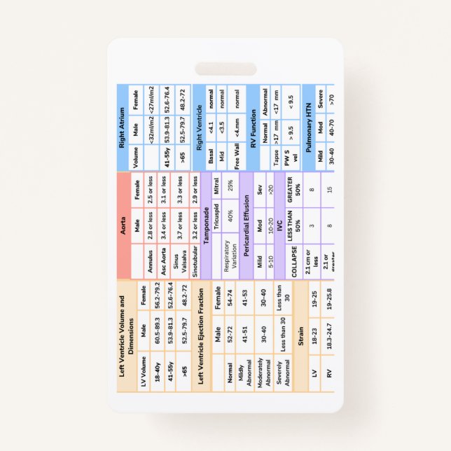 Echo Badge Quick Reference Guide  (Front)