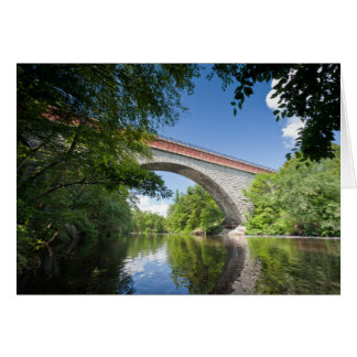 Echo Bridge at Hemlock Gorge, Charles River, Card