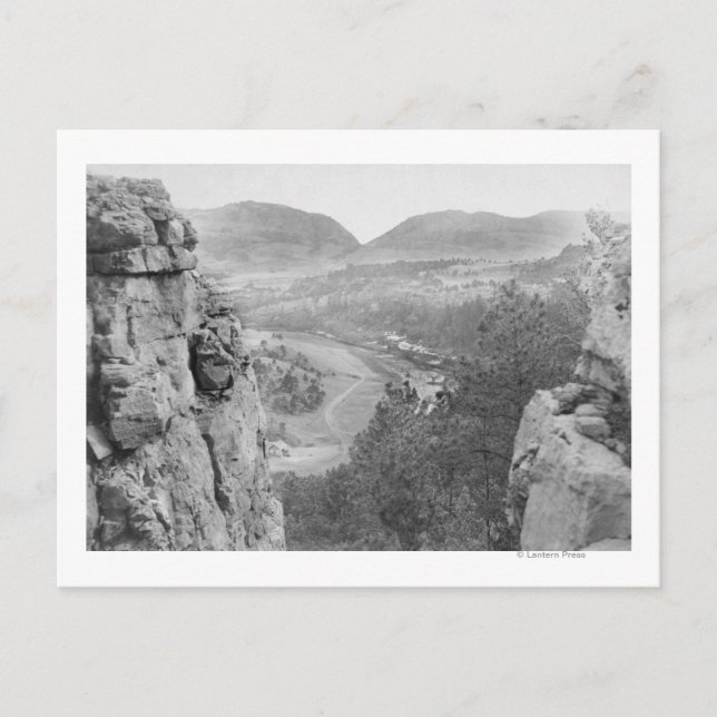 Echo Canyon Looking through Sioux Pass Photograp Postcard (Front)