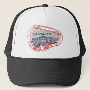 Echo Cliffs California Rock Climbing Carabiner Trucker Hat