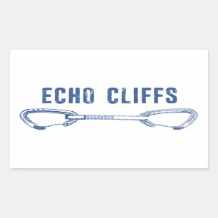 Echo Cliffs California Rock Climbing Quickdraw Sticker