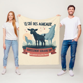 Écho Contre l’Oppression - Badge #BalanceTonTyra Fleece Blanket