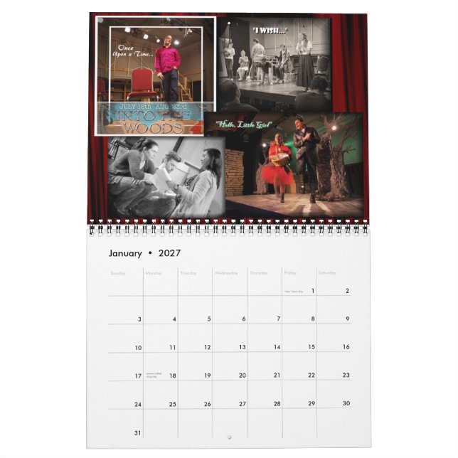 Écho de 2015 calendriers dans les bois (Jan 2027)