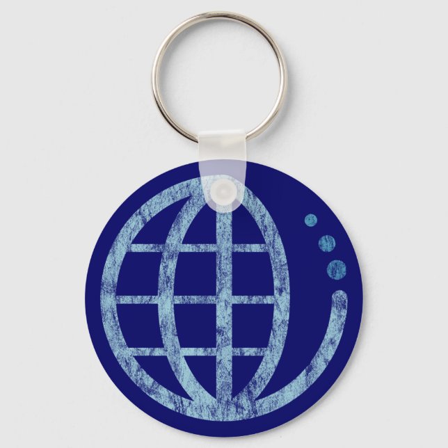 echo earth : conserve water keychain (Front)
