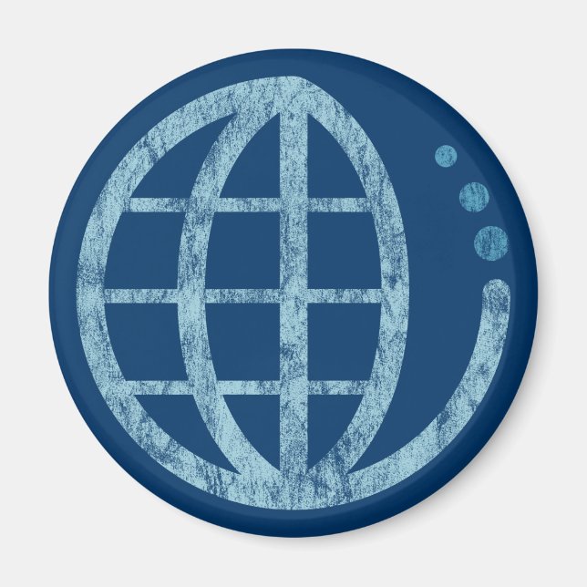 echo earth : conserve water magnet (Front)