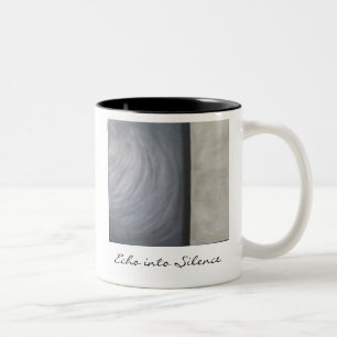 Echo into Silence Two-Tone Coffee Mug