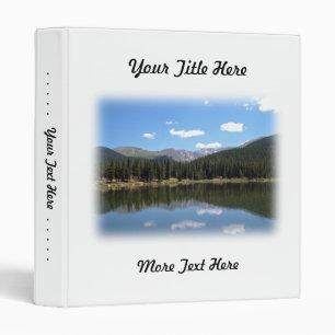 Echo Lake Mt Evans Colorado Binder