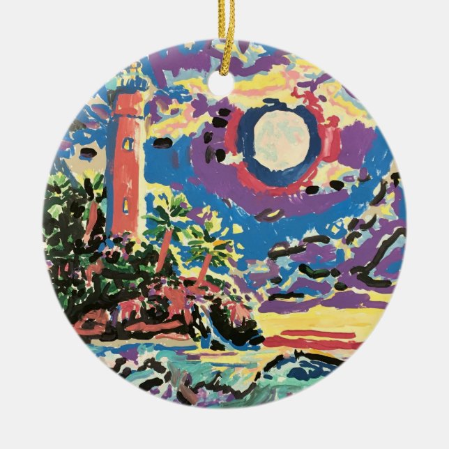 ECHO Lighthouse and Logo Ornament (Front)