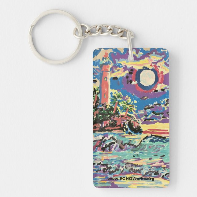 ECHO Lighthouse Keychain (Front)