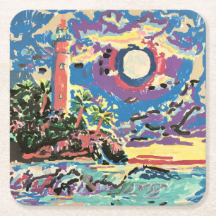ECHO Lighthouse Paper Coaster