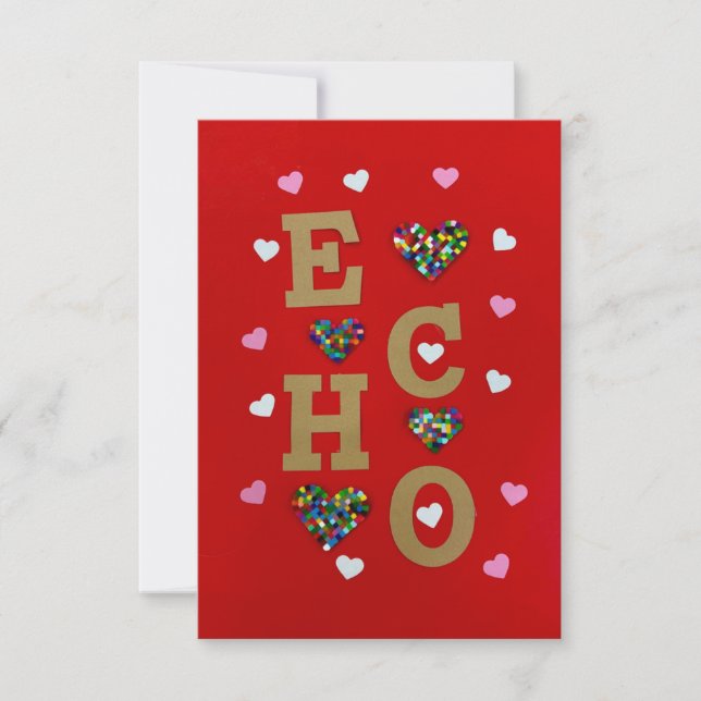 ECHO Love Note Card (Front)