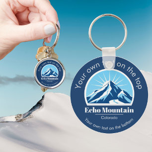 Echo Mountain Colorado ski resort gift  Keychain