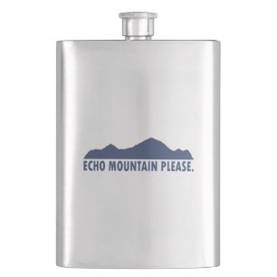 Echo Mountain Please Hip Flask