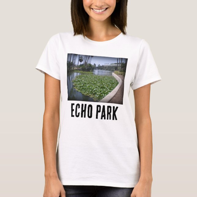 Echo Park Lake à Los Angeles, Californie T-Shirt (Devant)