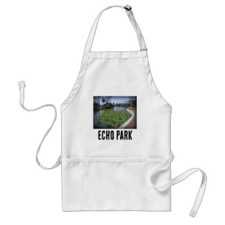 Echo Park Lake in Los Angeles, California Standard Apron