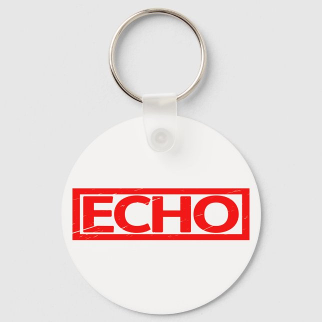 Echo Stamp Keychain (Front)