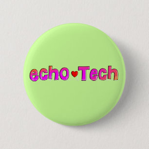 Echo Tech (Cardiac Echo Tech) Gifts 2 Inch Round Button