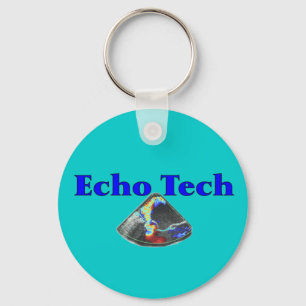 Echo Technician Gifts (Cardiac Echo Tech) Keychain