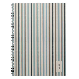 Echo Trails Blue/Natural Stried Journal
