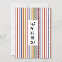 Echo Trails Custom Card – Multicolor Stripes