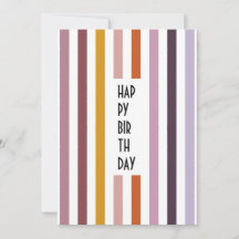 Echo Trails Custom Card – Pink Hues Stripes