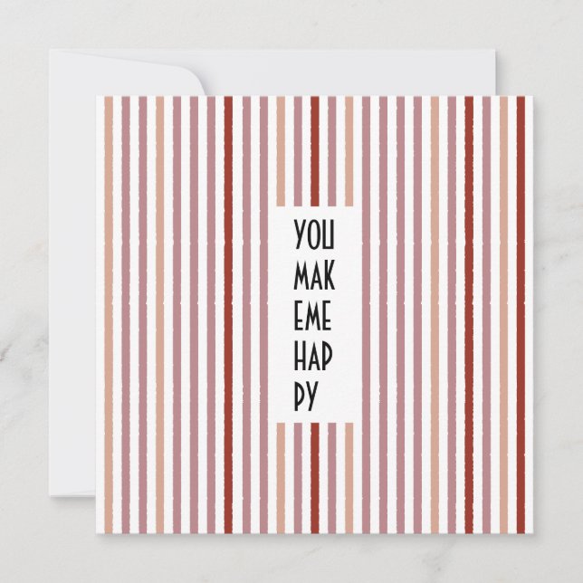 Echo Trails Custom Card – Pink Stripes (Front)