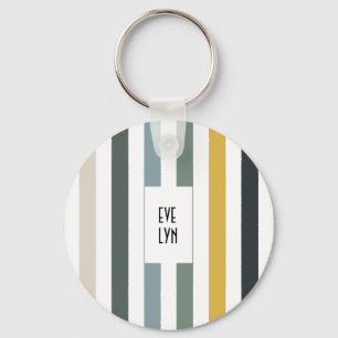 Echo Trails Custom Metal Keyring – Blue/Green Hues