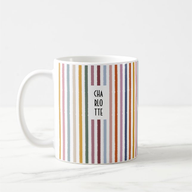 Echo Trails Custom Name Mug – Multicolored (Left)