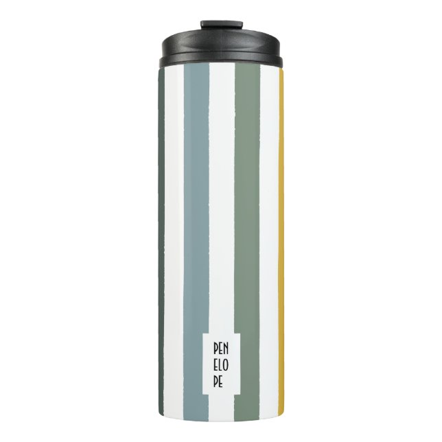 Echo Trails Custom Tumbler – Blue/Green Hues (Front)