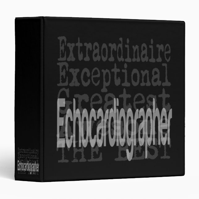 Echocardiographer Extraordinaire Binder (Front/Spine)
