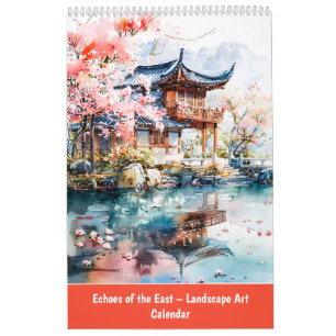 Échoes de l'Orient – Calendrier d'art de paysages
