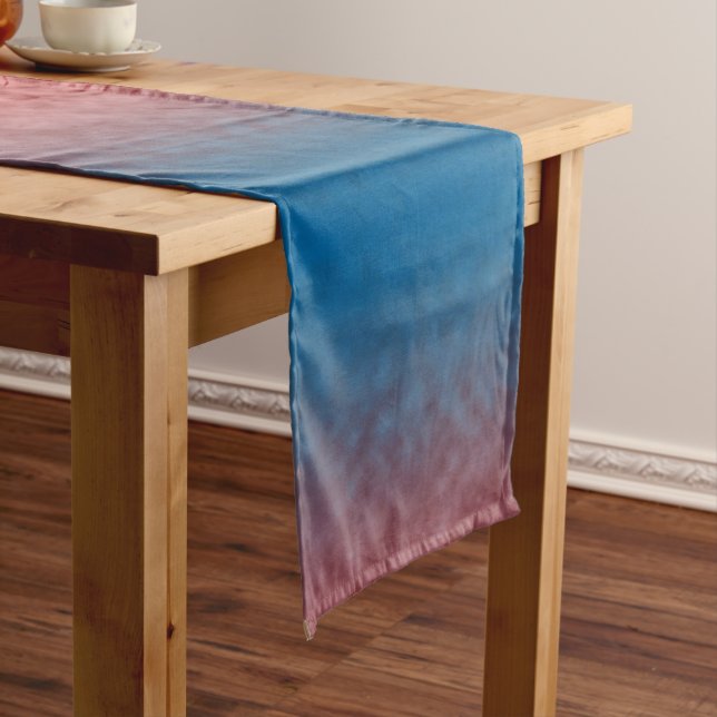 Echoes in Bluefire Long Table Runner (In Situ)
