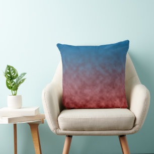 Echoes in Bluefire Throw Pillow