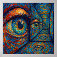 “Echoes in the Iris” - A Surreal Portrait
