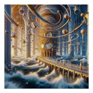 Echoes of '73: The Chronos Ocean's Labyrinth Poster