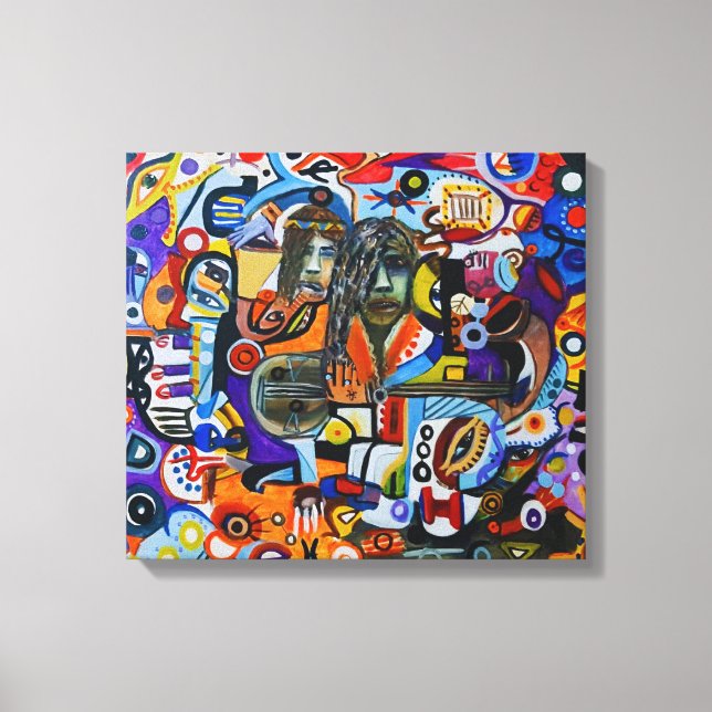 Echoes of a Face Canvas Print (Front)