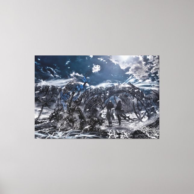 Echoes of a Forgotten Machine Canvas Print (Front)