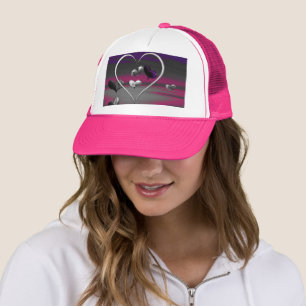 Echoes of a Metallic Romance Trucker Hat