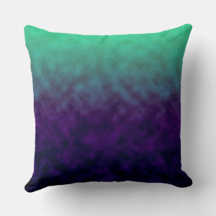 Echoes of Amethyst Tide Throw Pillow