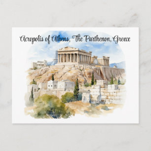 Echoes of Antiquity,  Guardian of the Acropolis Postcard