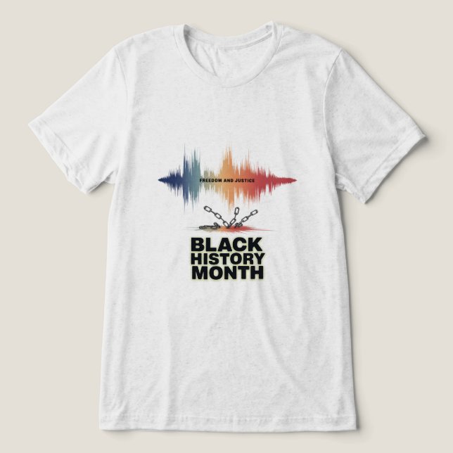 Echoes of Freedom Tri-Blend Shirt (Design Front)