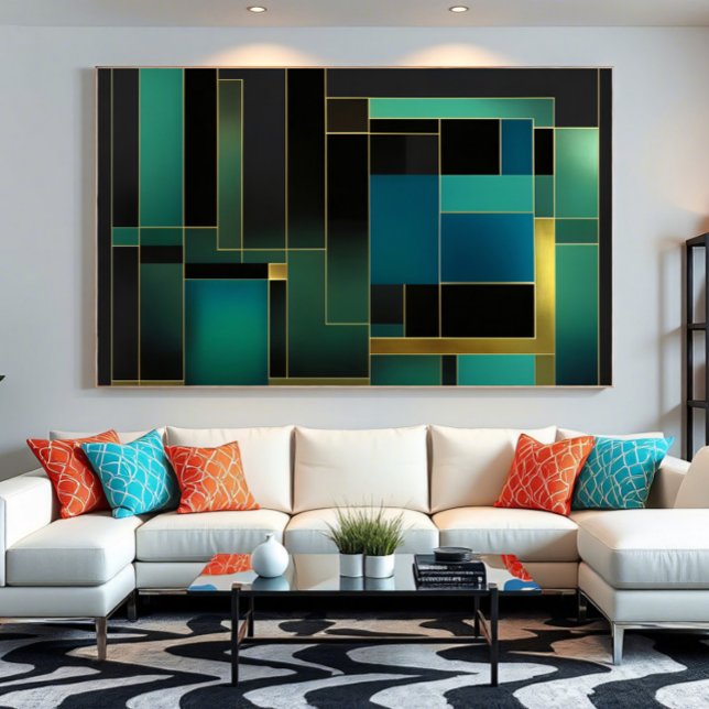Echoes of Geometry Canvas Print (Creator Uploaded)