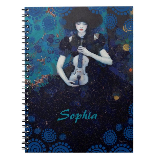 Echoes of Silence: A Violin’s Song of Healing Notebook (Front)