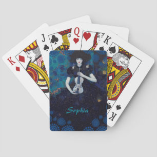 Echoes of Silence: A Violin’s Song of Healing Playing Cards
