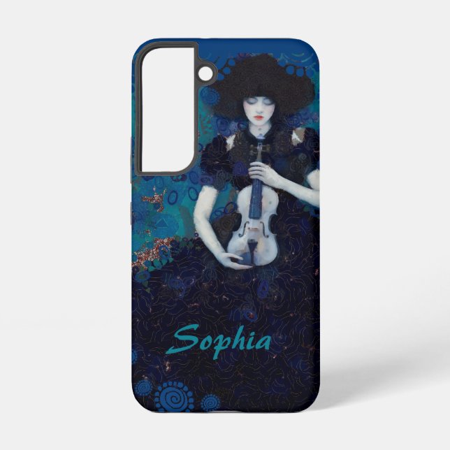 Echoes of Silence: A Violin’s Song of Healing Samsung Galaxy S22 Case (Back)