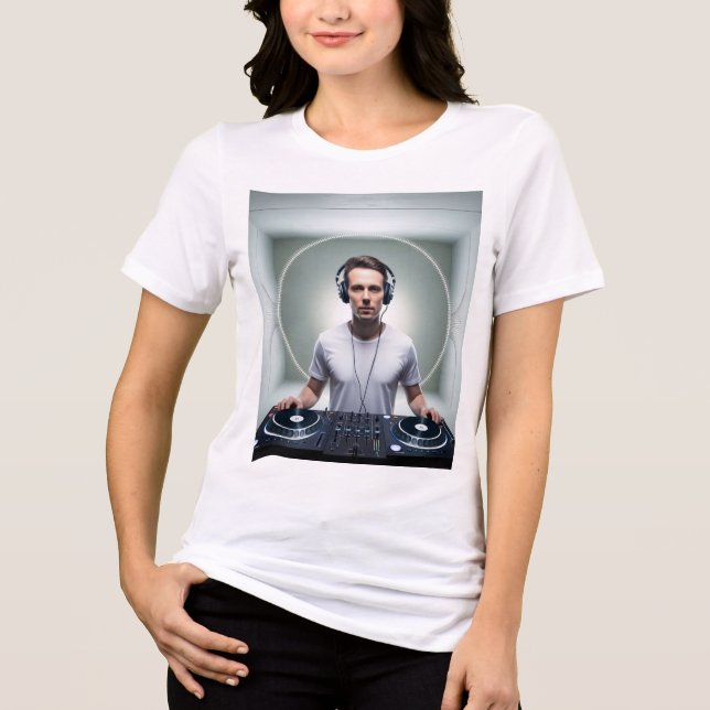 Echoes of Silence – The Void DJ Tri-Blend Shirt (Front)