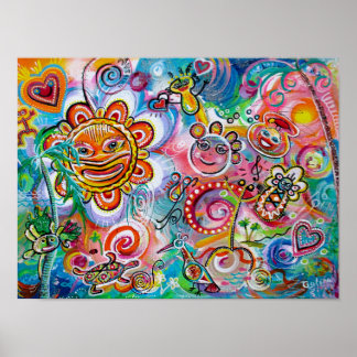 Echoes of Taino and Oneness of Light & Happiness Poster