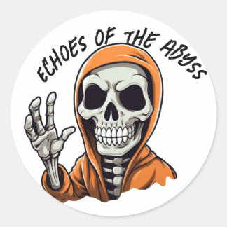 Echoes of the Abyss Classic Round Sticker