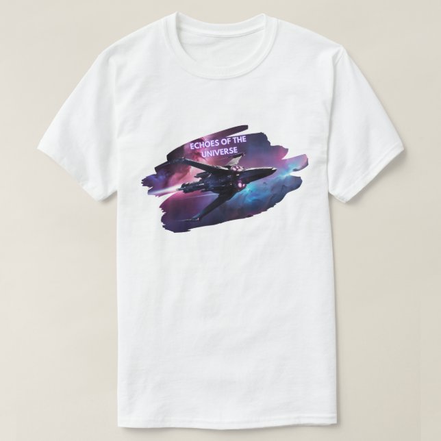 Echoes of the Universe Space Odyssey T-Shirt (Design Front)