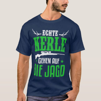 Echte kerle gehen auf die jagd white T-Shirt
